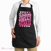 Teaching Sweet Hearts Cute Valentines Day Teacher Apron thumb 2