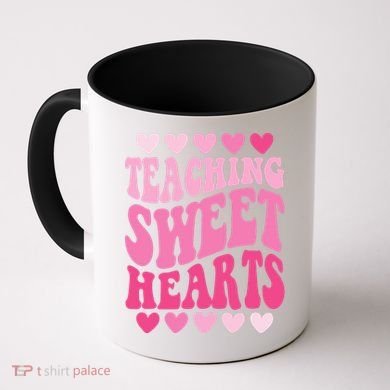 Teaching Sweet Hearts Cute Valentines Day Teacher Coffee Mug