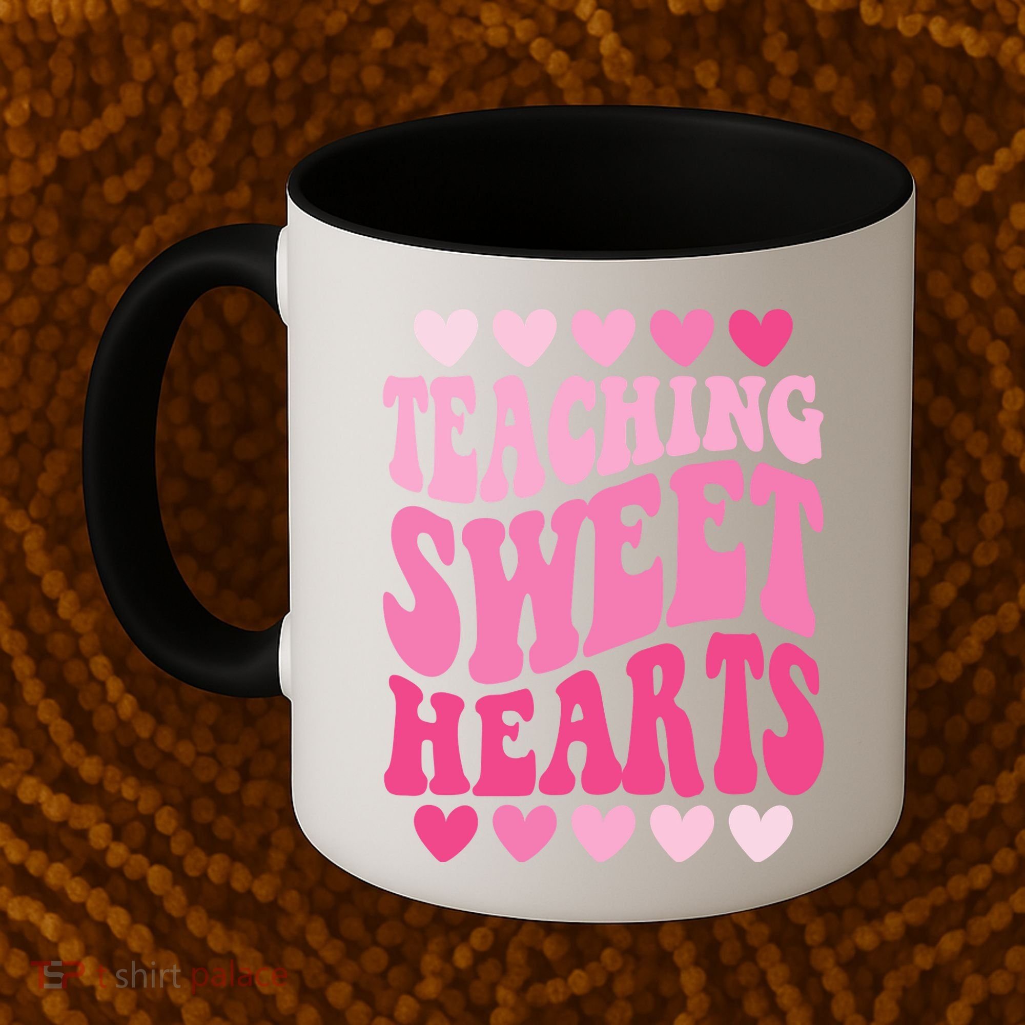 Teaching Sweet Hearts Cute Valentines Day Teacher Coffee Mug