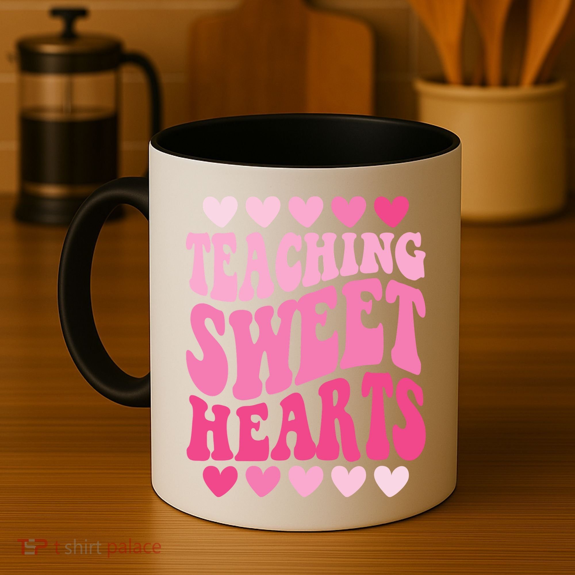 Teaching Sweet Hearts Cute Valentines Day Teacher Coffee Mug