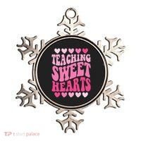 Teaching Sweet Hearts Cute Valentines Day Teacher Ornament thumb 0