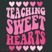 Teaching Sweet Hearts Cute Valentines Day Teacher Hoodie thumb 7