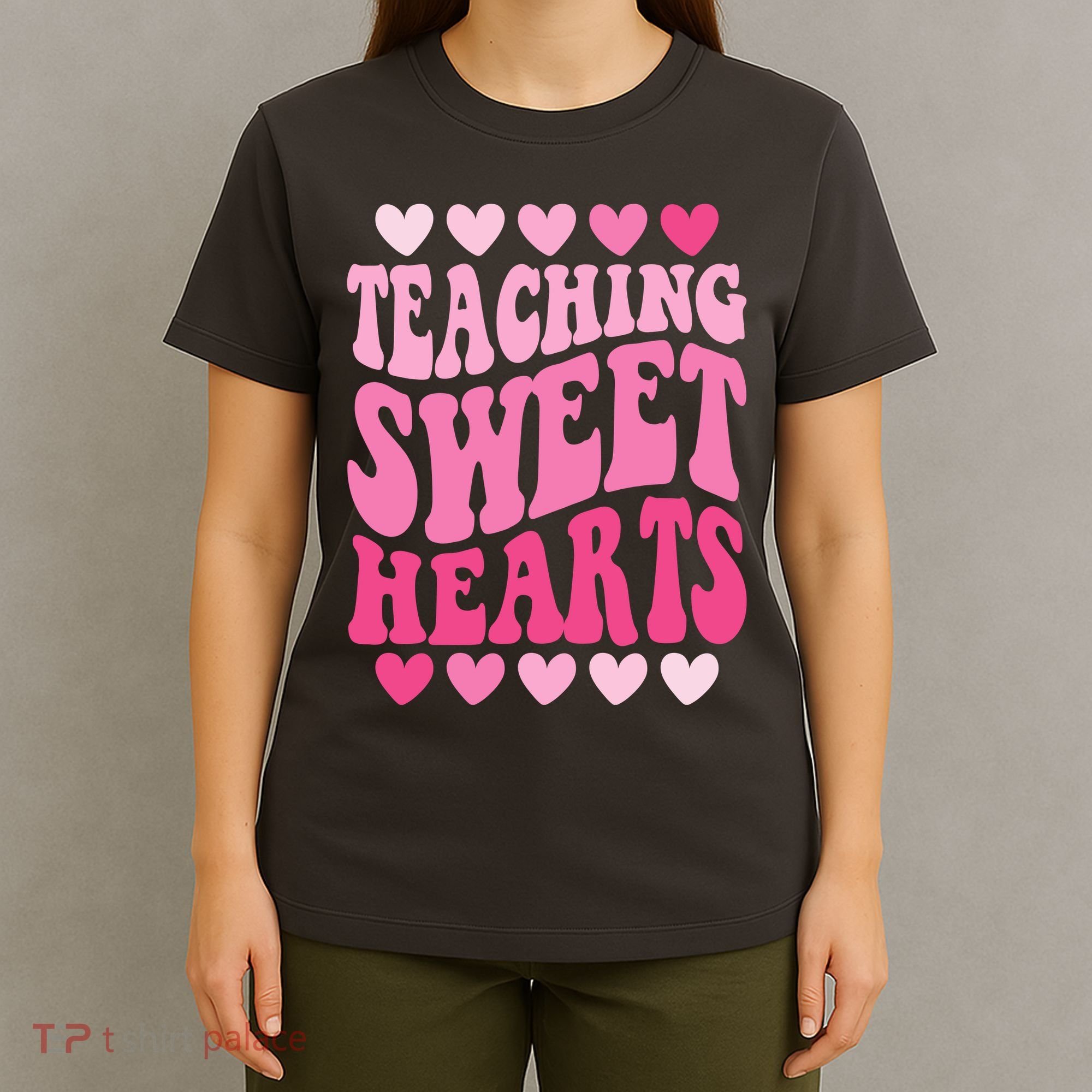 Teaching Sweet Hearts Cute Valentines Day Teacher T-Shirt