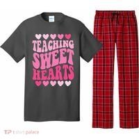 Teaching Sweet Hearts Cute Valentines Day Teacher Pajama Set thumb 0