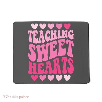 Teaching Sweet Hearts Cute Valentines Day Teacher Mousepad