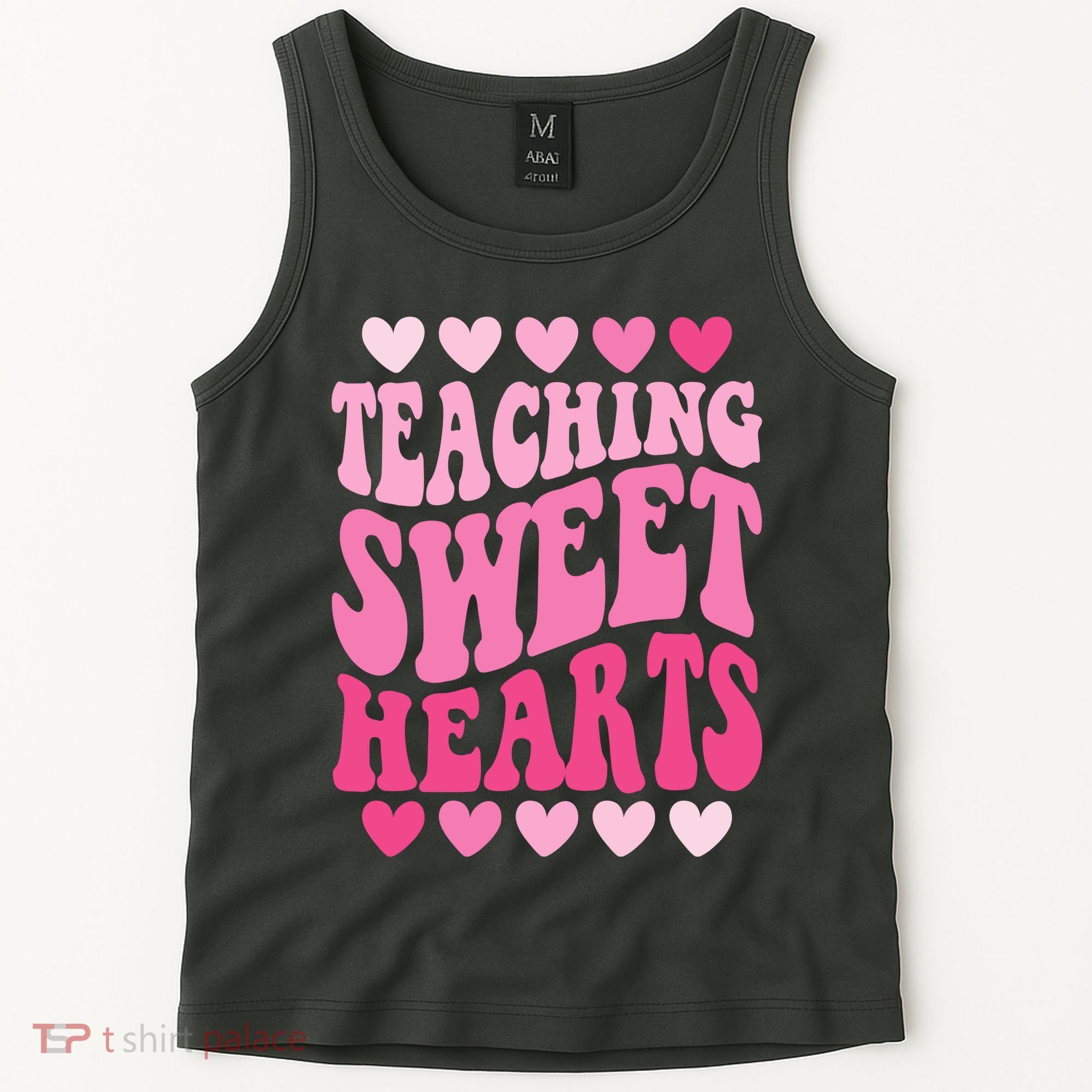 Teaching Sweet Hearts Cute Valentines Day Teacher Tank Top