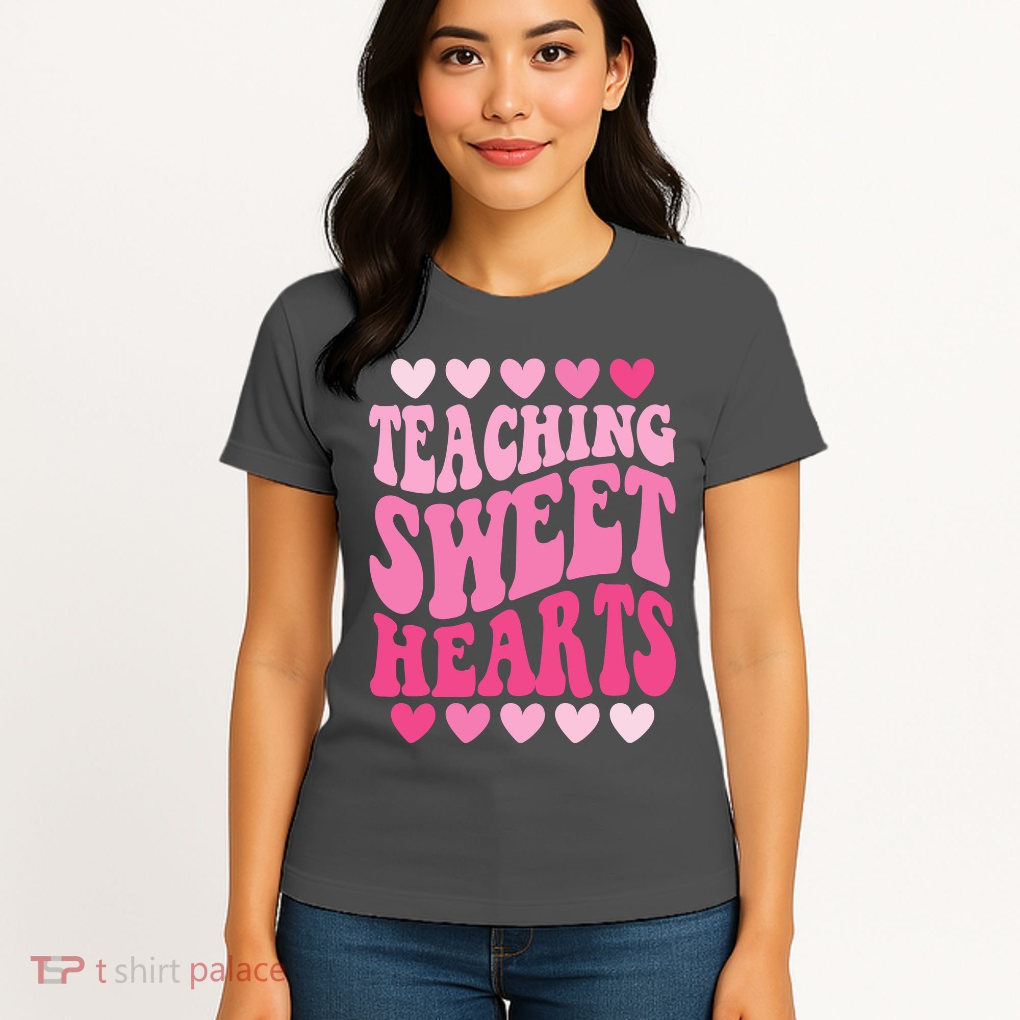 Teaching Sweet Hearts Cute Valentines Day Teacher Women's T-Shirt