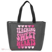 Teaching Sweet Hearts Cute Valentines Day Teacher Tote Bag thumb 0