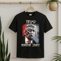 American Trump Horror Horror Story 2016 Zombie Election T-Shirt thumb 2