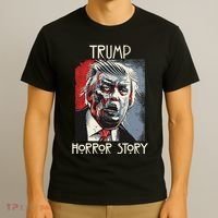 American Trump Horror Horror Story 2016 Zombie Election T-Shirt thumb 3