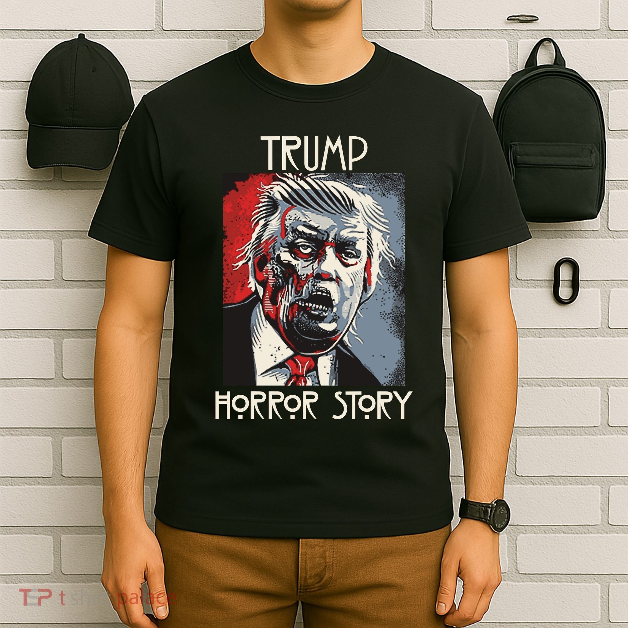 American Trump Horror Horror Story 2016 Zombie Election T-Shirt