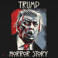 American Trump Horror Horror Story 2016 Zombie Election T-Shirt thumb 7