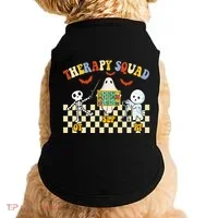 Therapy Squad Halloween Slp Ot Pt Team Doggie Tank thumb 0