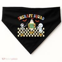 Therapy Squad Halloween Slp Ot Pt Team USA-Made Doggie Bandana thumb 0