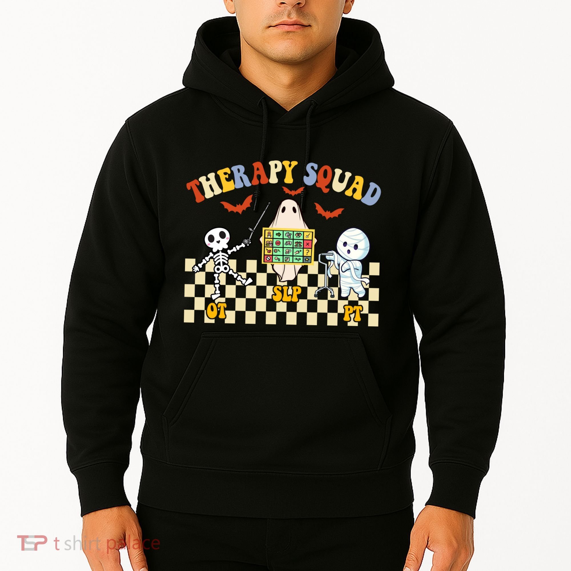 Therapy Squad Halloween Slp Ot Pt Team Hoodie