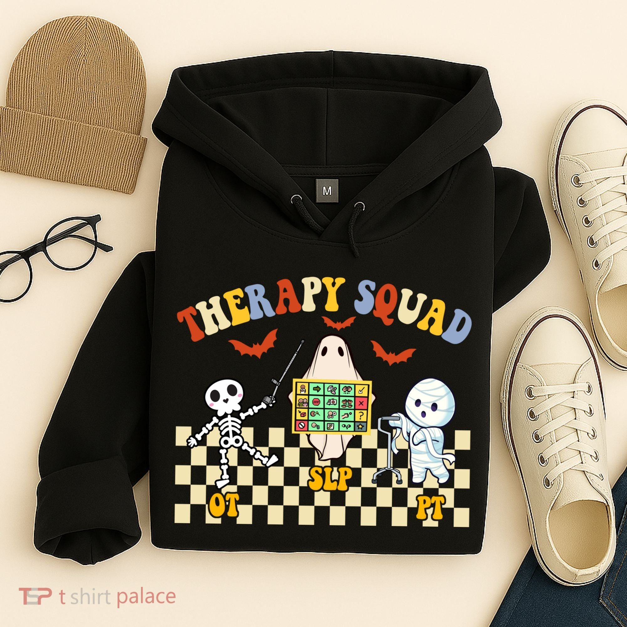 Therapy Squad Halloween Slp Ot Pt Team Hoodie
