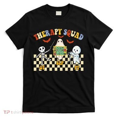 Therapy Squad Halloween Slp Ot Pt Team T-Shirt