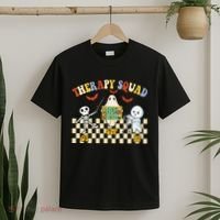 Therapy Squad Halloween Slp Ot Pt Team T-Shirt thumb 2