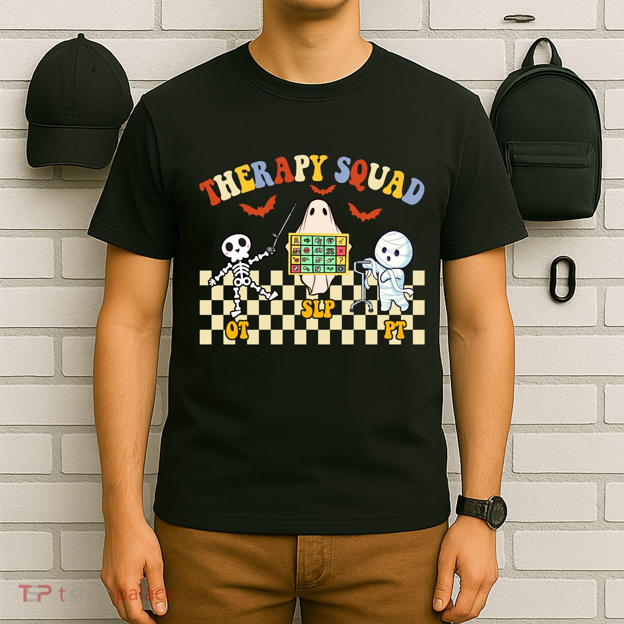 Therapy Squad Halloween Slp Ot Pt Team T-Shirt