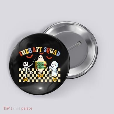 Therapy Squad Halloween Slp Ot Pt Team Button