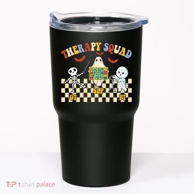 Therapy Squad Halloween Slp Ot Pt Team Tumbler