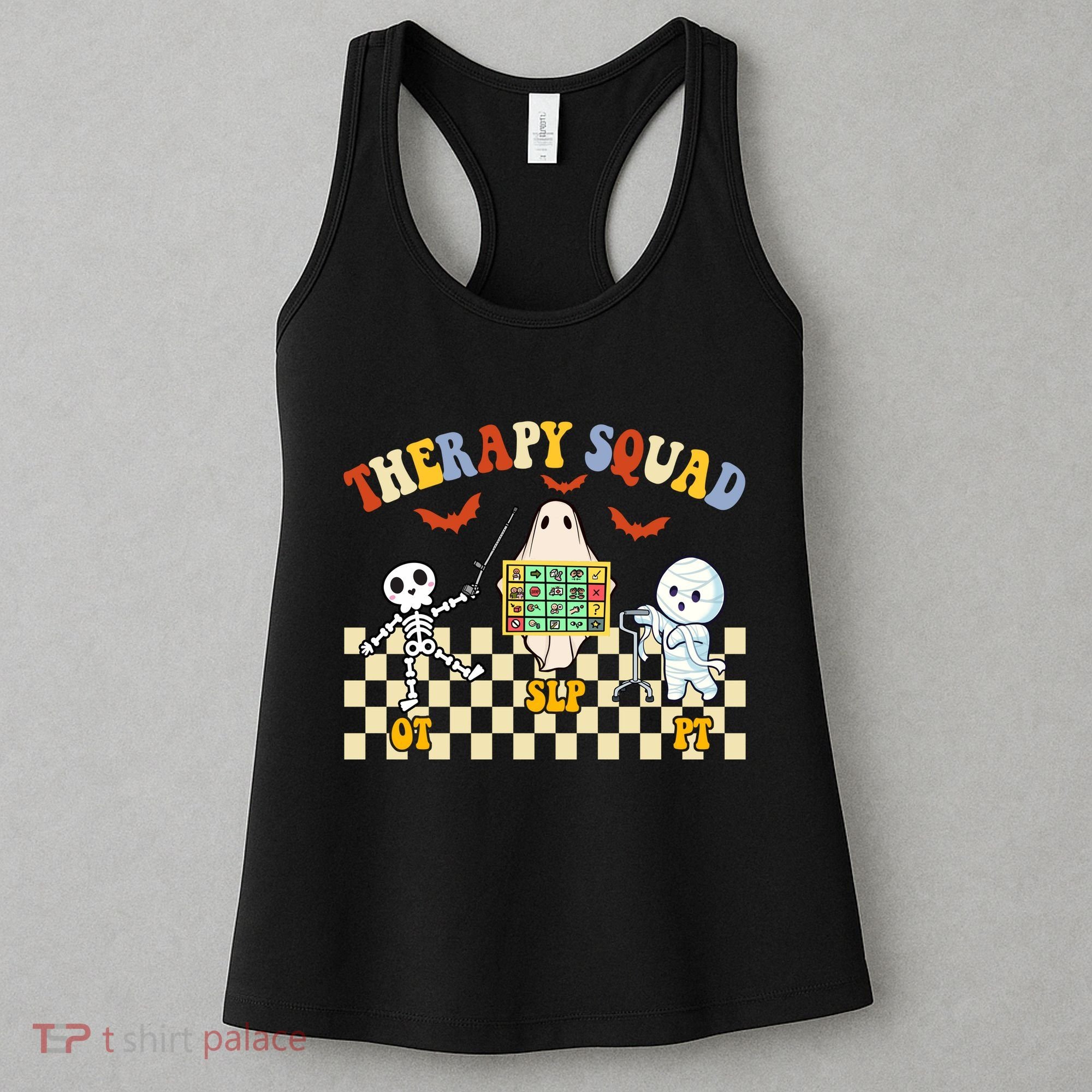Therapy Squad Halloween Slp Ot Pt Team Women's Tank Top