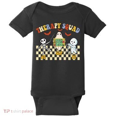 Therapy Squad Halloween Slp Ot Pt Team Baby Bodysuit