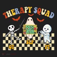 Therapy Squad Halloween Slp Ot Pt Team Hat thumb 2