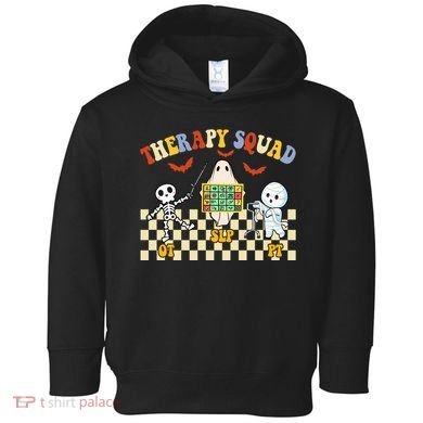 Therapy Squad Halloween Slp Ot Pt Team Toddler Hoodie