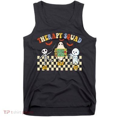 Therapy Squad Halloween Slp Ot Pt Team Tank Top