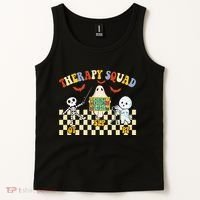 Therapy Squad Halloween Slp Ot Pt Team Tank Top thumb 2