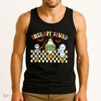 Therapy Squad Halloween Slp Ot Pt Team Tank Top thumb 3