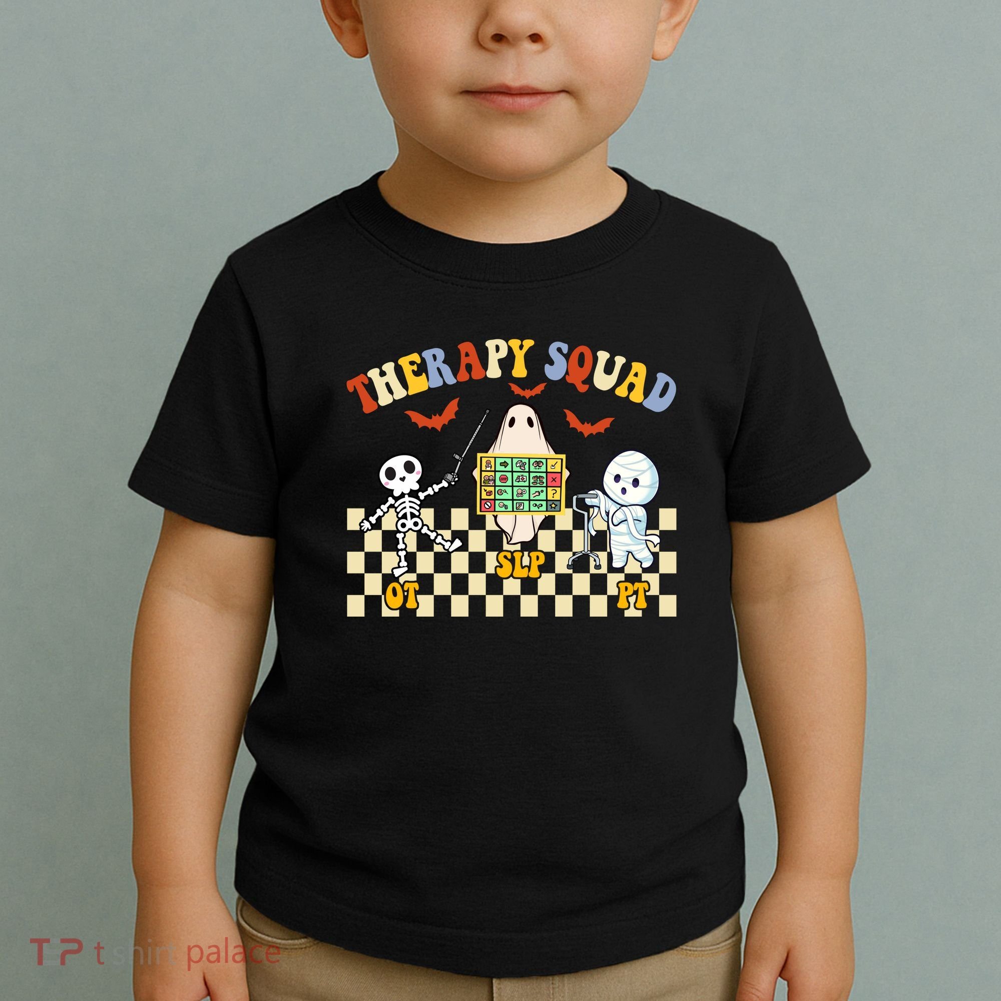 Therapy Squad Halloween Slp Ot Pt Team Toddler T-Shirt