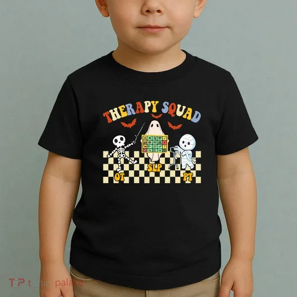 Therapy Squad Halloween Slp Ot Pt Team Toddler T-Shirt