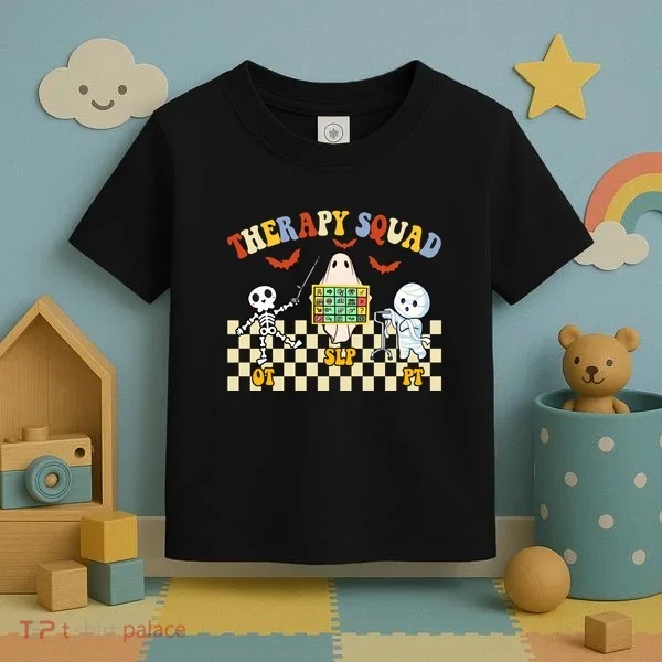 Therapy Squad Halloween Slp Ot Pt Team Toddler T-Shirt