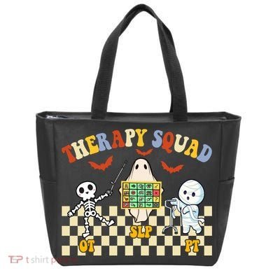 Therapy Squad Halloween Slp Ot Pt Team Tote Bag