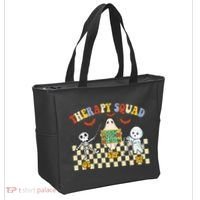 Therapy Squad Halloween Slp Ot Pt Team Tote Bag thumb 2