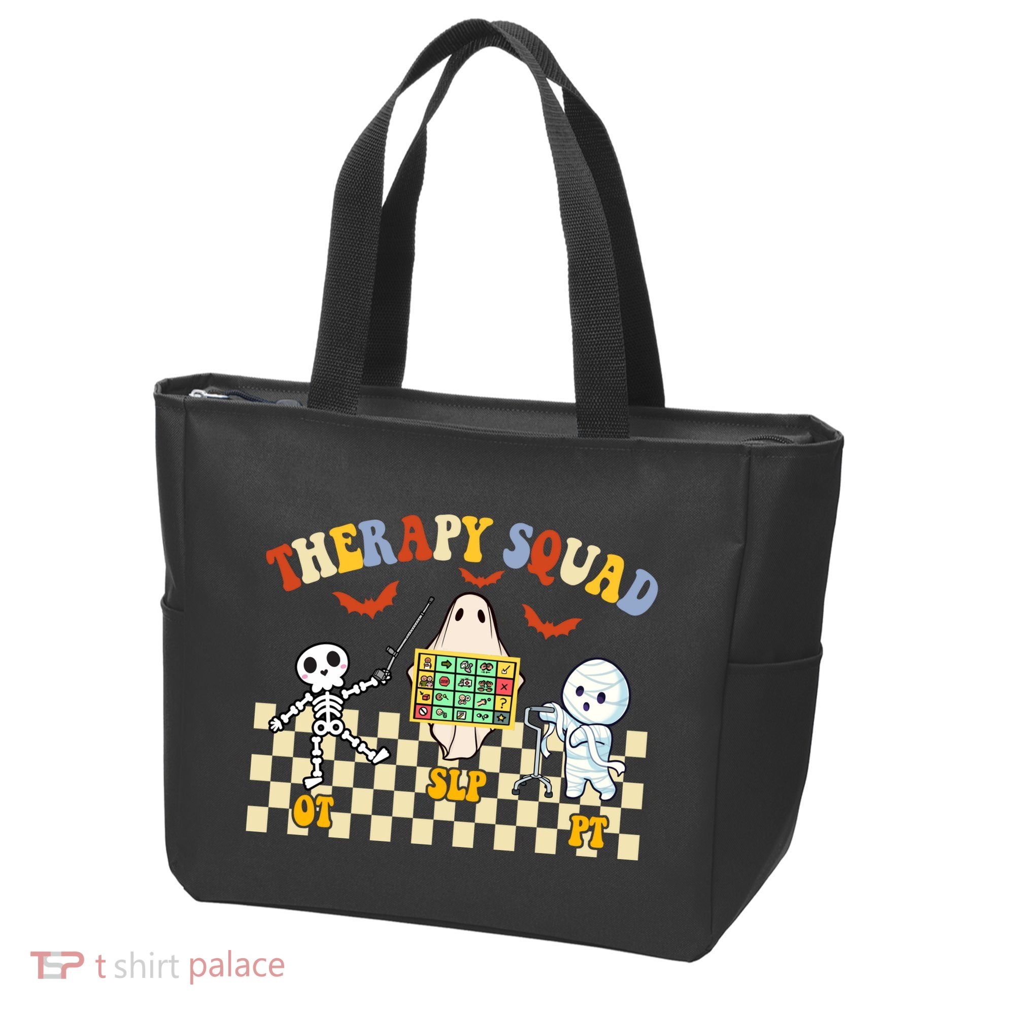 Therapy Squad Halloween Slp Ot Pt Team Tote Bag