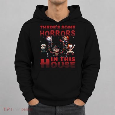 ThereS Some Horrors In This House Funny Horror Characters Gift Hoodie