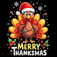Turkey Santa Happy Merry Thanksmas Thanksgiving Christmas Coffee Mug thumb 5