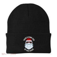 ThereS Some Ho Ho HoS In This House Funny Gift Beanie thumb 0