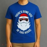 ThereS Some Ho Ho HoS In This House Funny Gift T-Shirt thumb 3