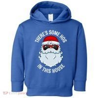 ThereS Some Ho Ho HoS In This House Funny Gift Toddler Hoodie thumb 0