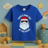 ThereS Some Ho Ho HoS In This House Funny Gift Toddler T-Shirt thumb 3
