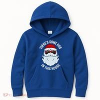 ThereS Some Ho Ho HoS In This House Funny Gift Kids Hoodie thumb 0