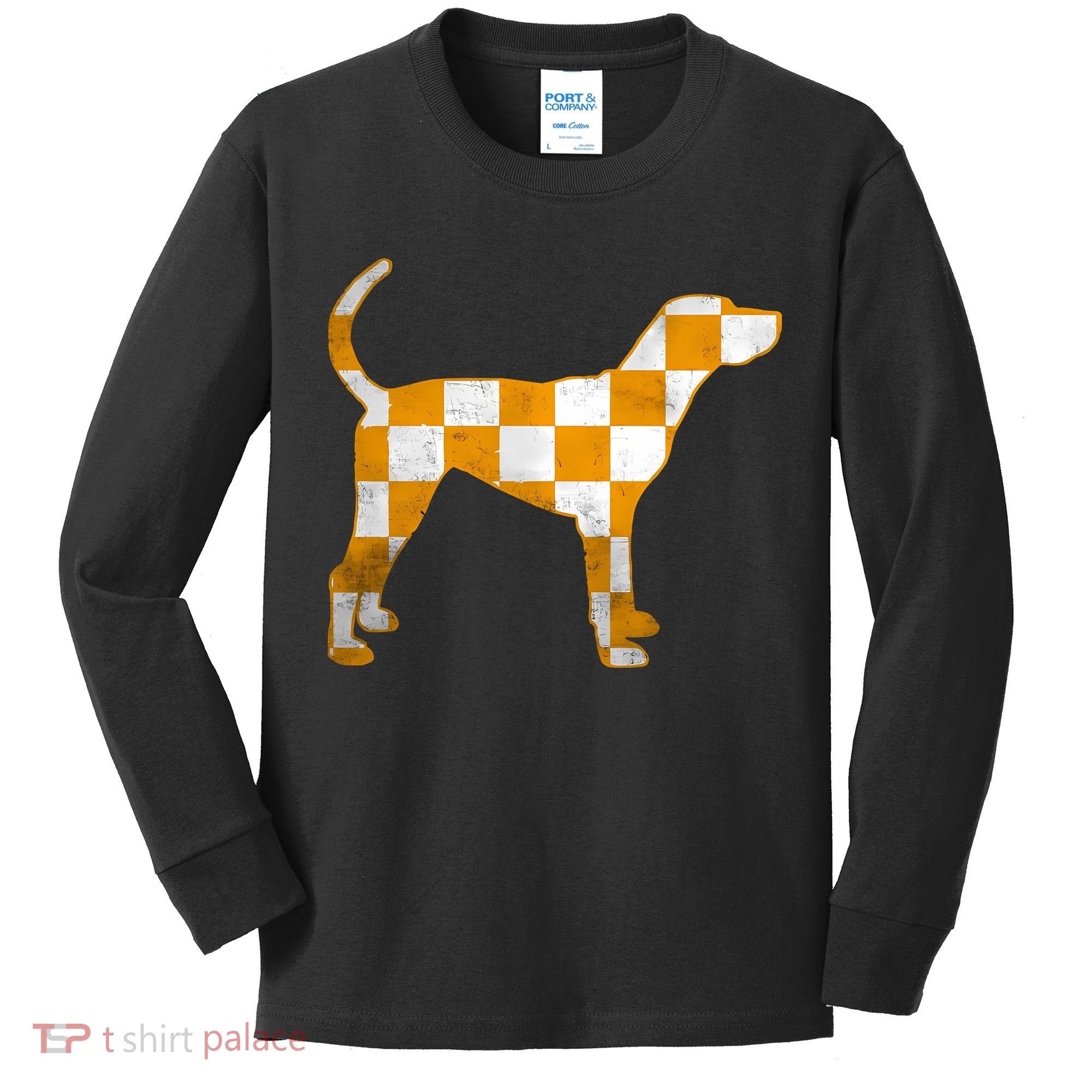 Tennessee Smokey Hound Dog Tn Kids Long Sleeve Shirt
