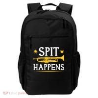 Trumpet Spit Happens Marching Band Jazz Music Backpack thumb 0