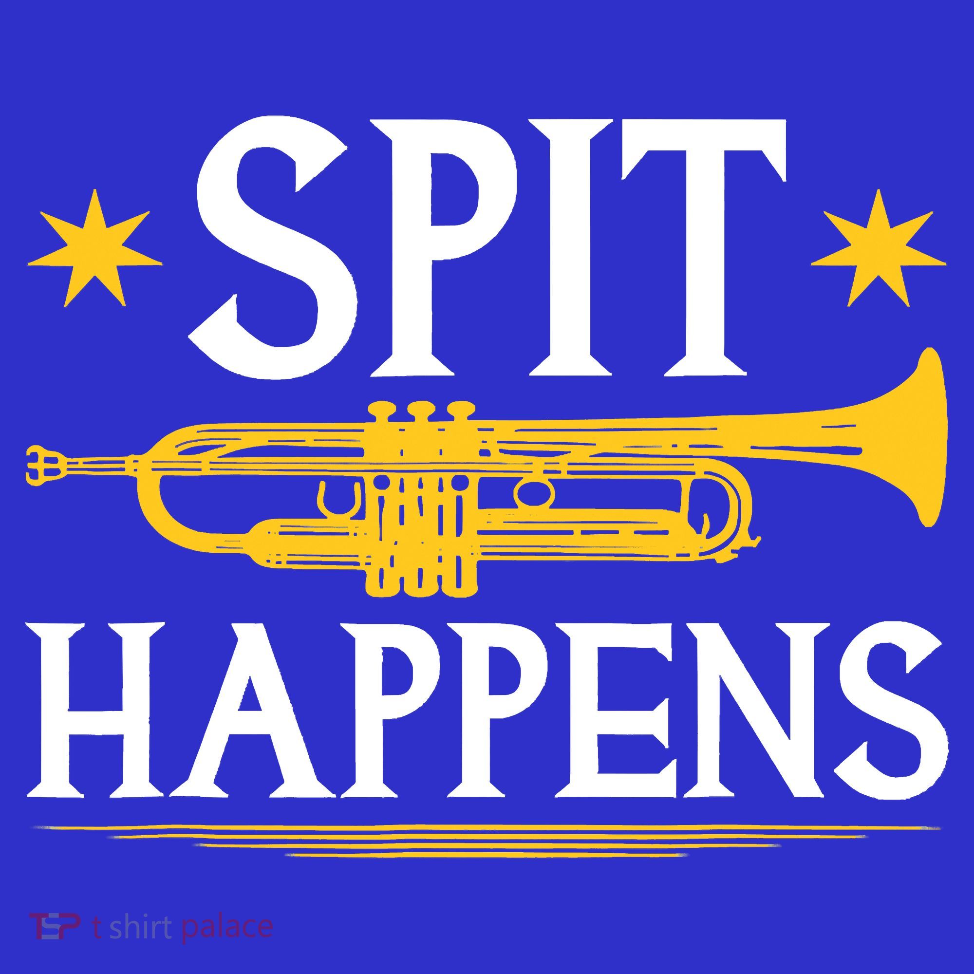 Trumpet Spit Happens Marching Band Jazz Music Baby Bodysuit