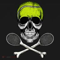 Tennis Skull Halloween Spooky Tennis Halloween Women's Hoodie thumb 2