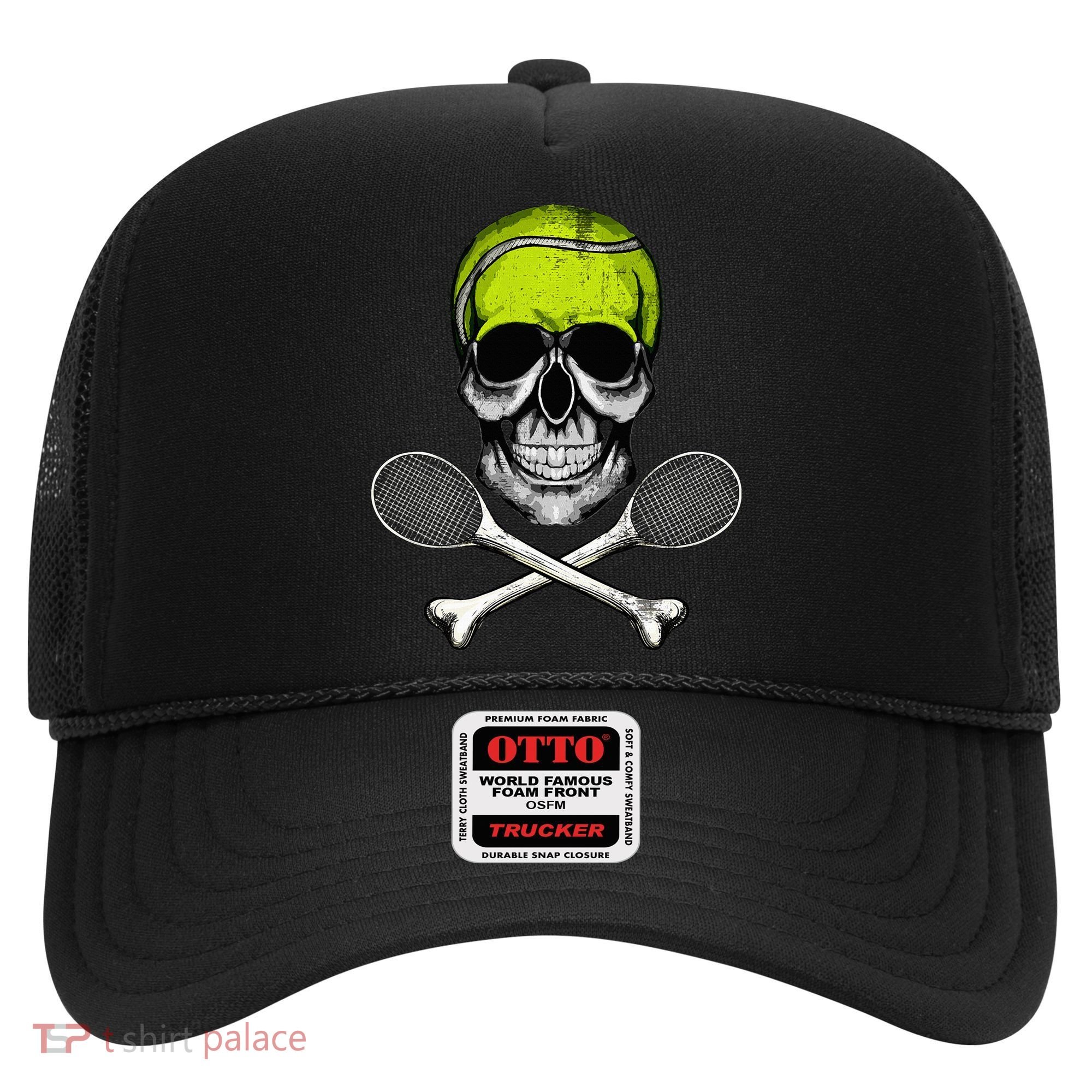 Tennis Skull Halloween Spooky Tennis Halloween Hat